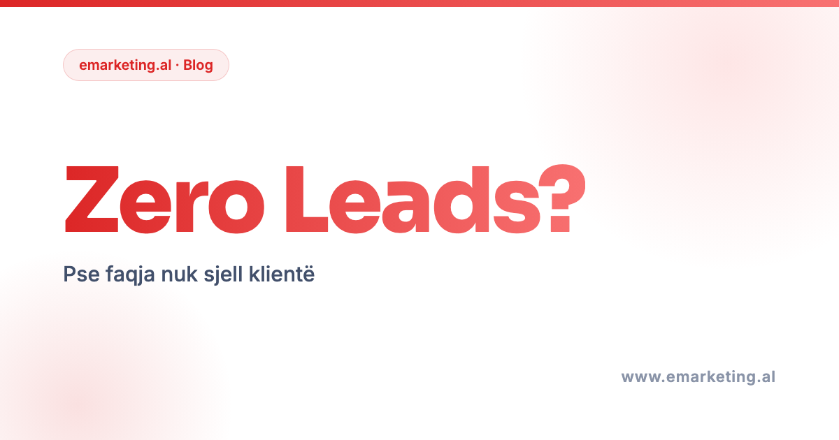 Why Most Business Websites in Albania Don't Generate Leads